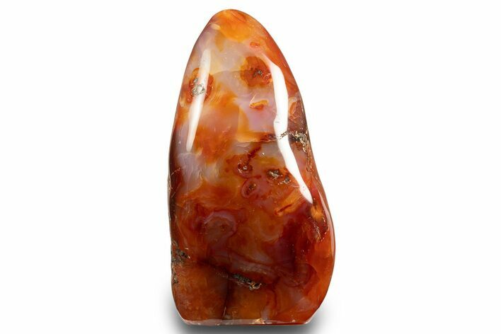 Free-Standing, Polished Carnelian Agate - Madagascar #333282